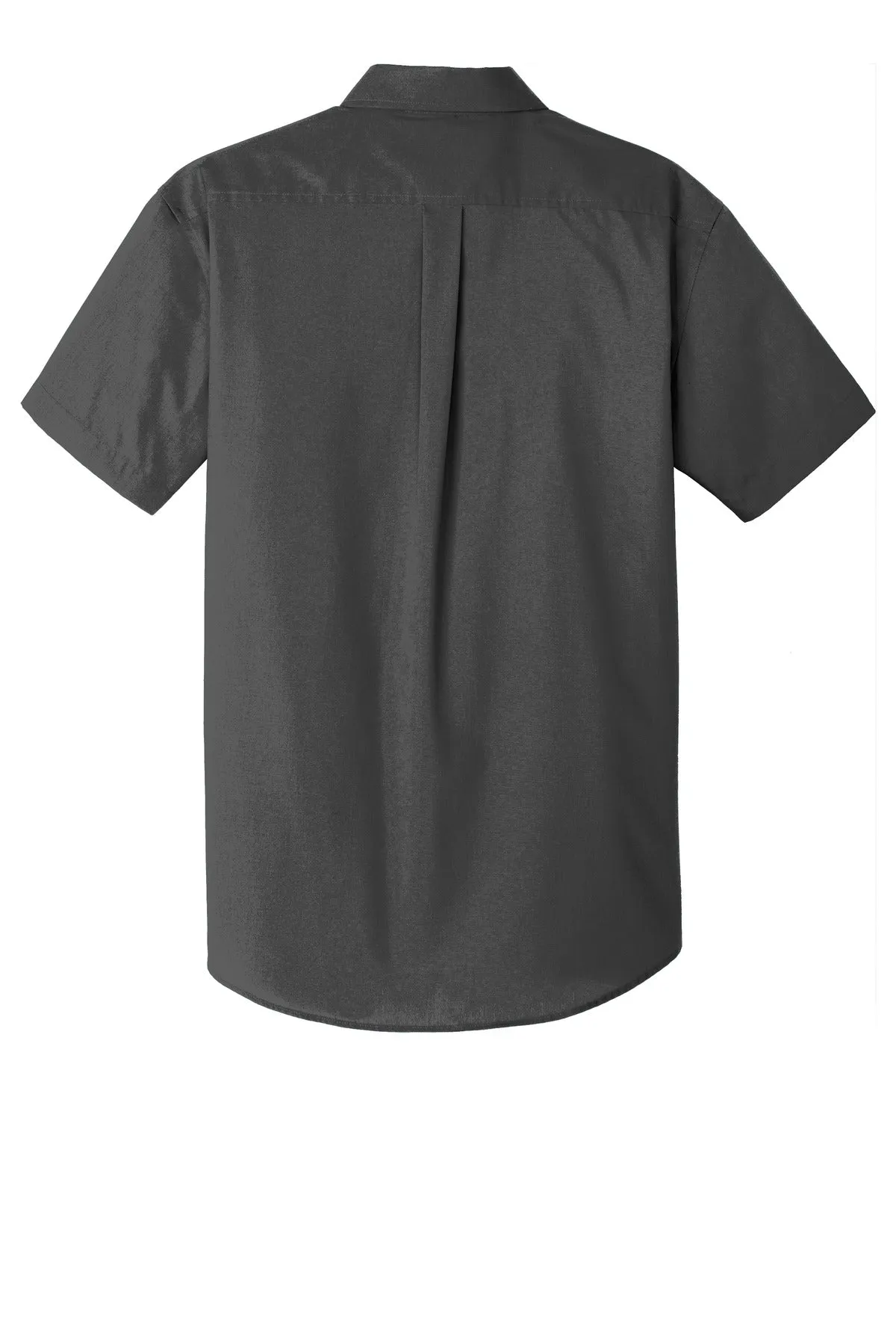 Port Authority Short Sleeve Carefree Poplin Shirt. W101