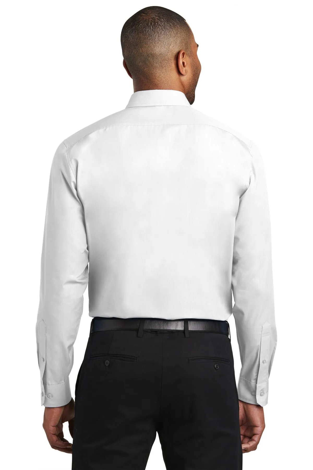 Port Authority Slim Fit Carefree Poplin Shirt. W103