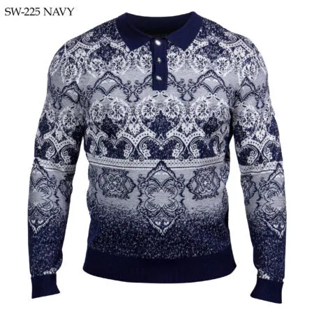 Prestige Polo Sweater JGOR NAVY SW-225