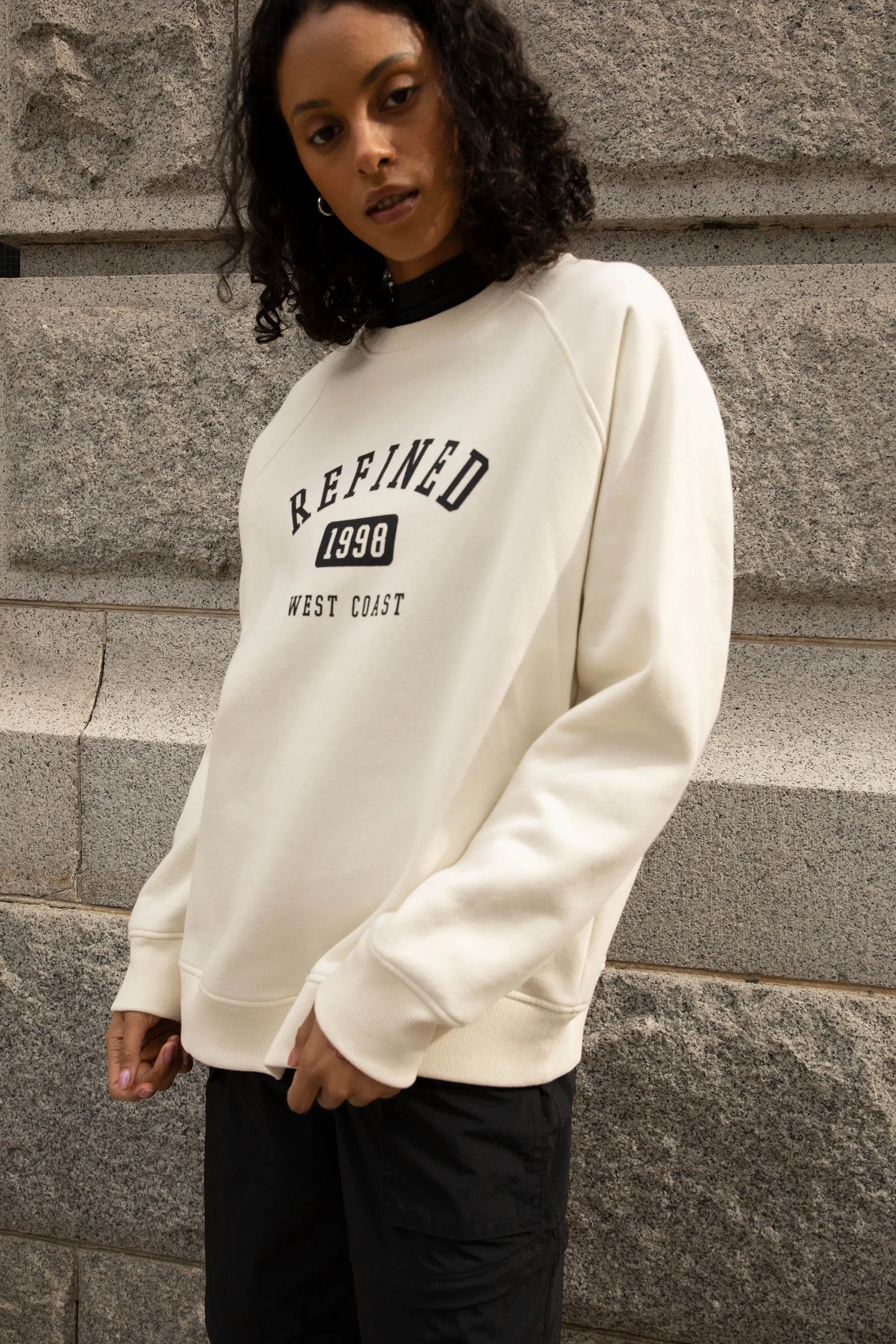 "REFINED" GRAPHIC SWEATSHIRT