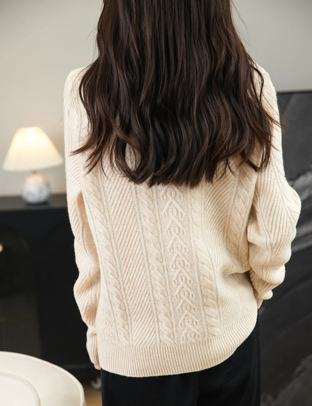 Rachel Woman Turtleneck Sweater