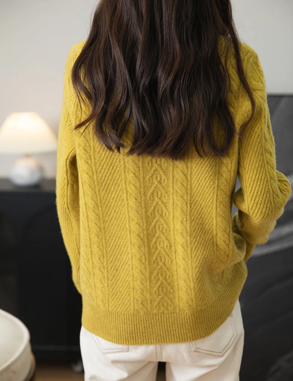 Rachel Woman Turtleneck Sweater