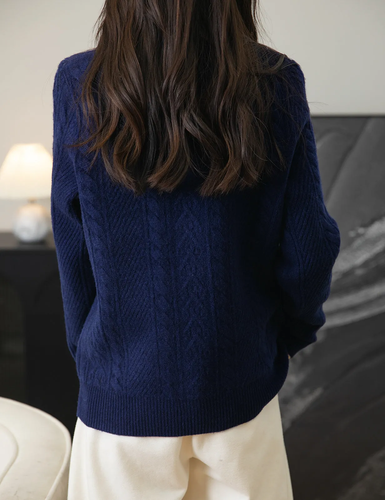 Rachel Woman Turtleneck Sweater