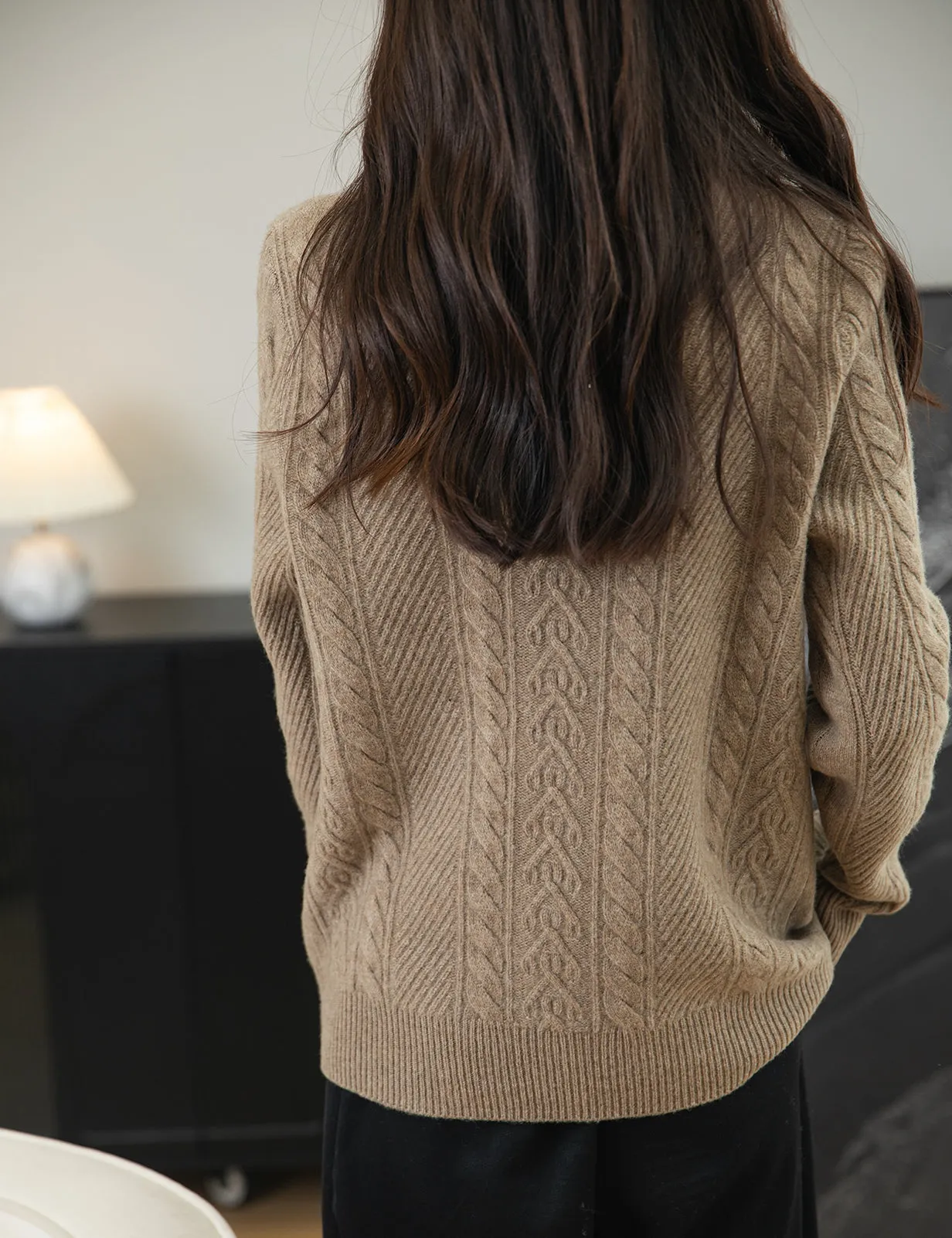 Rachel Woman Turtleneck Sweater