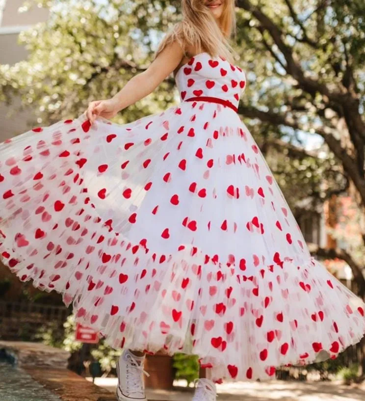 Romantic Heart Tulle Dress