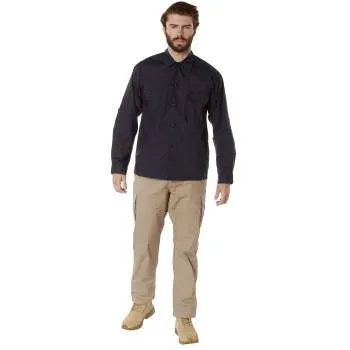 Rothco Lightweight Tactical Shirt / Midnight Navy Blue