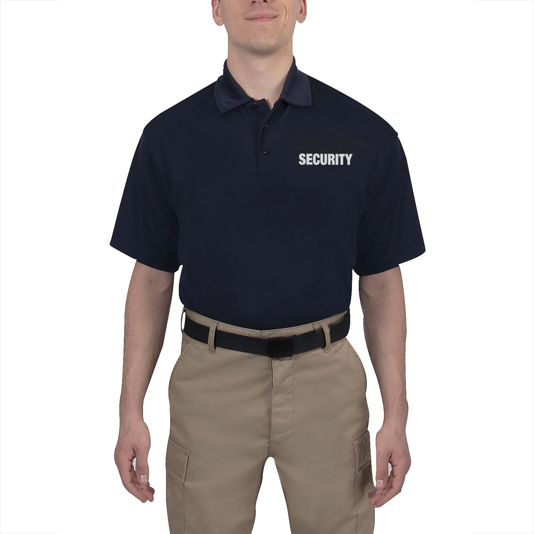 Rothco Moisture Wicking Security Polo Shirt / Midnight Navy Blue