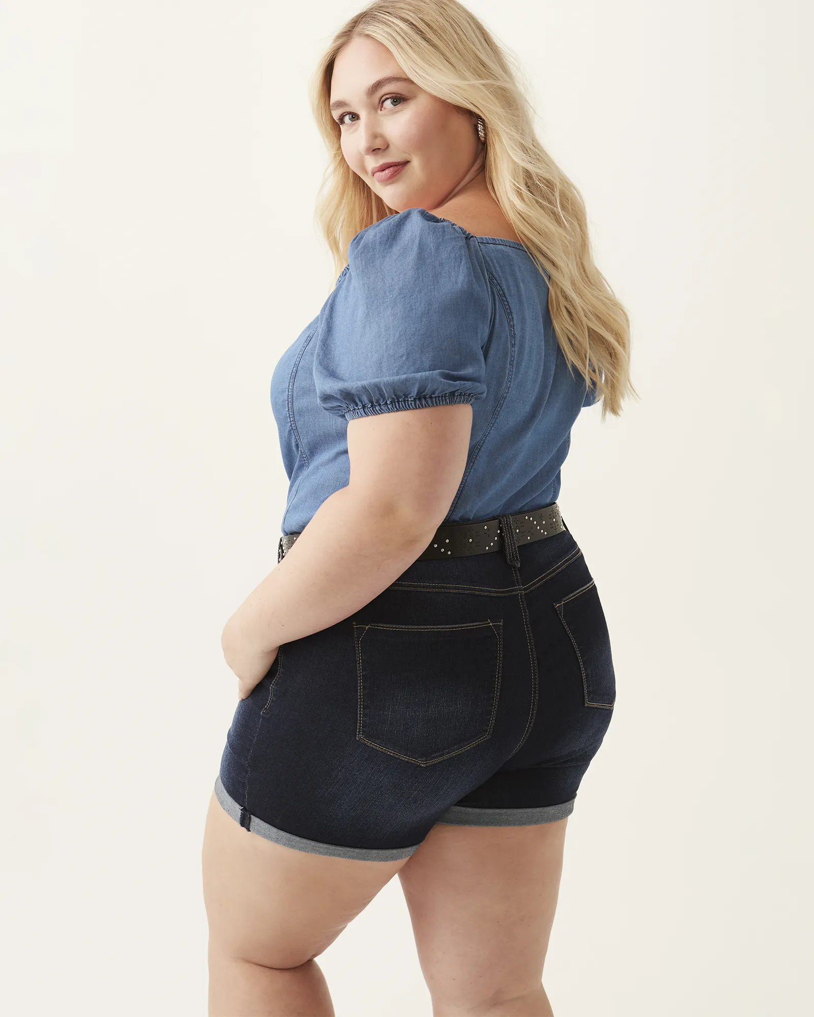 Seabury Cuffed Short | Dark Wash