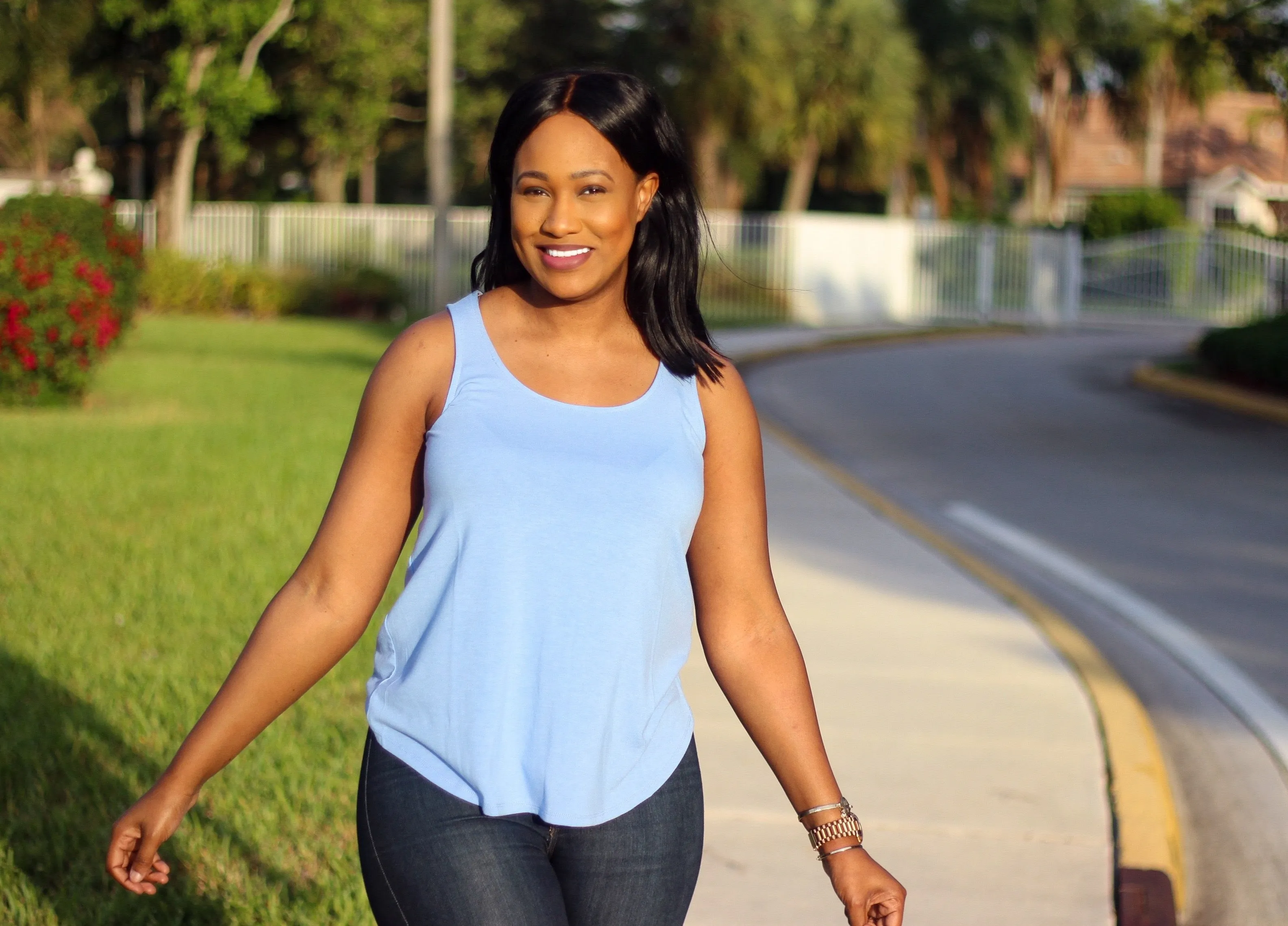 Spring Blue-Top