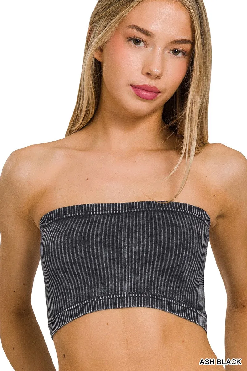 The Bailey Ribbed Seamless Tube Top