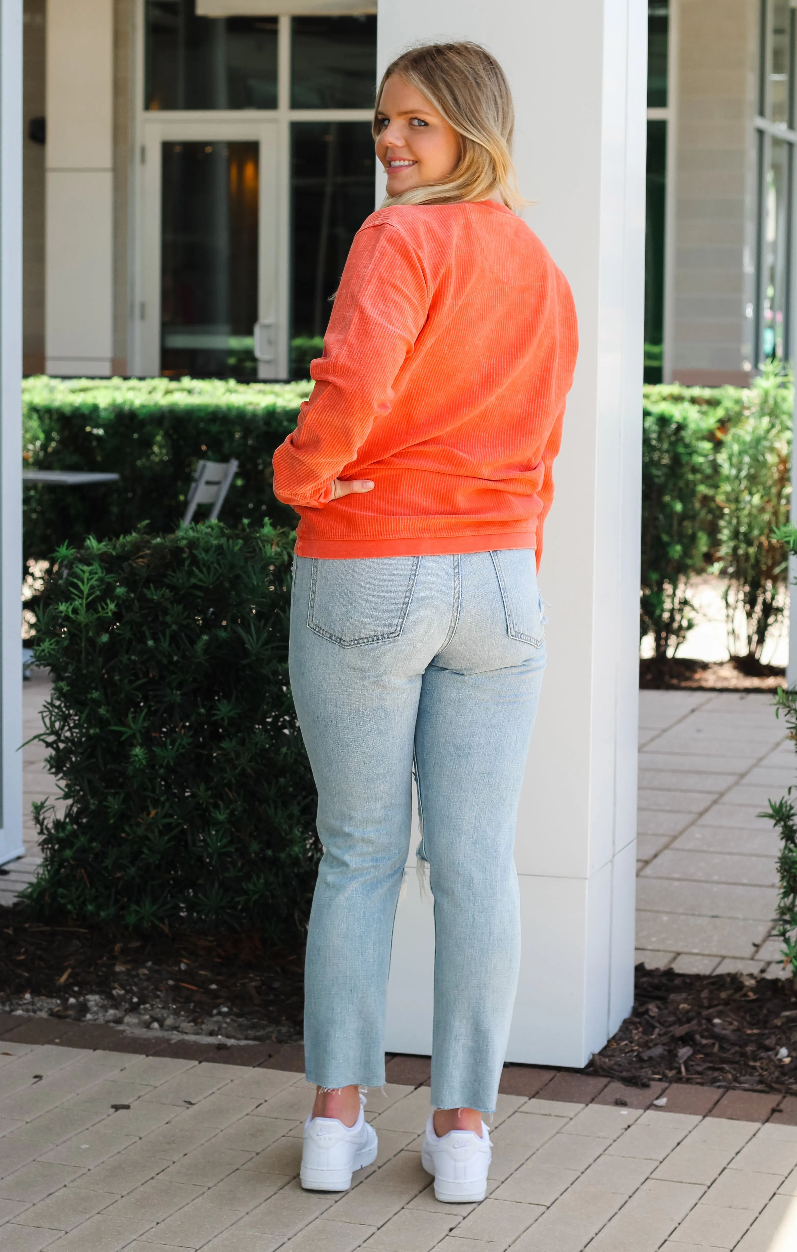 The Clemson Southlawn Comfy Cord Pullover