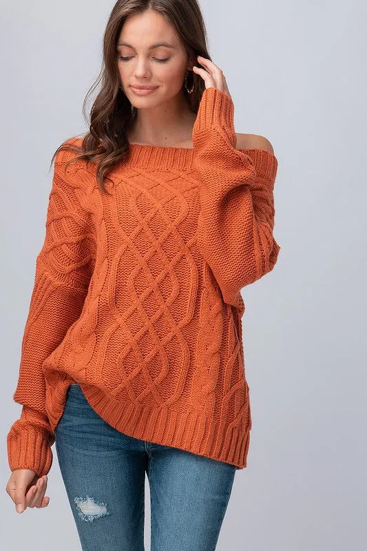 The Cortne Cableknit Sweater