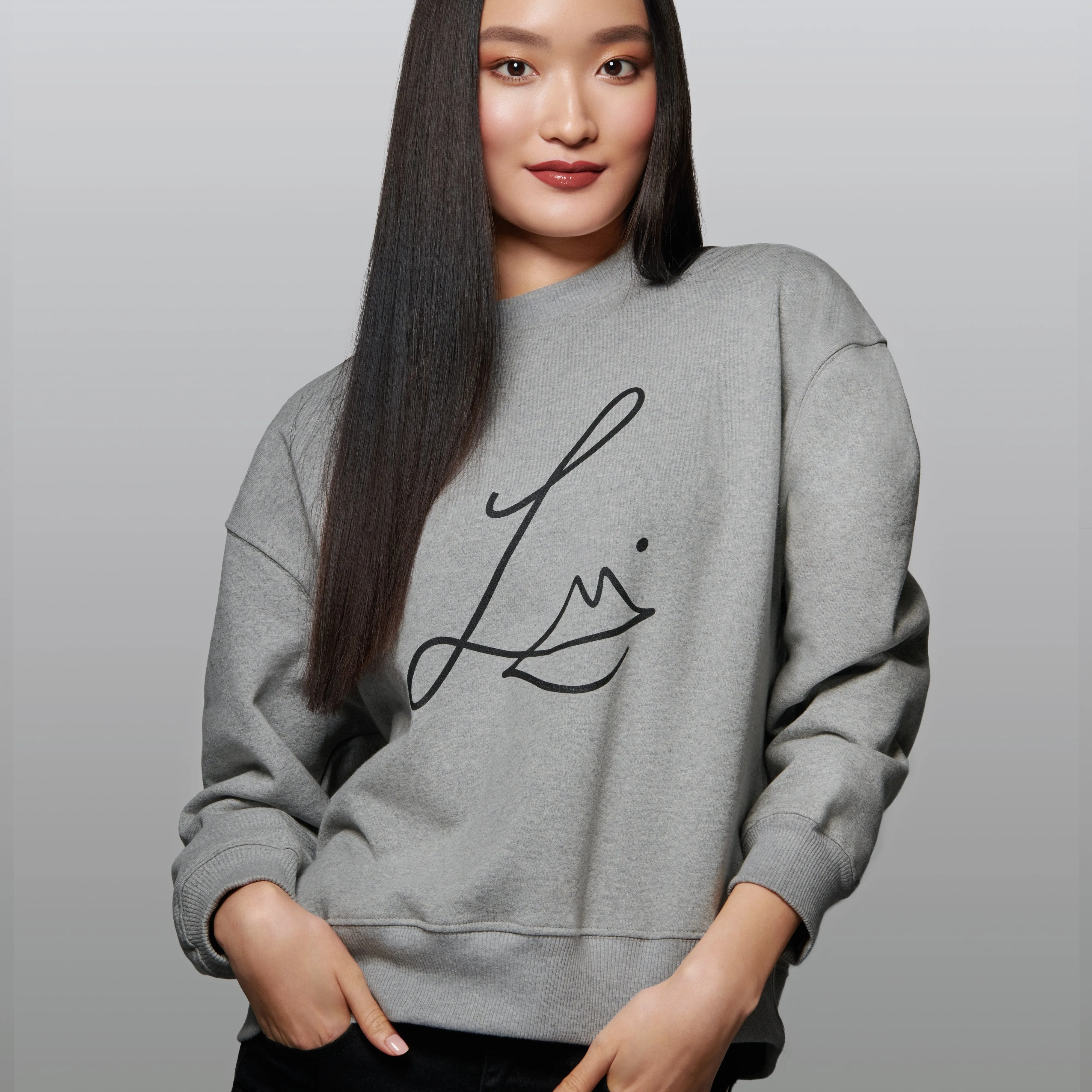 The Velvet Studio Sweatshirt (Grey)