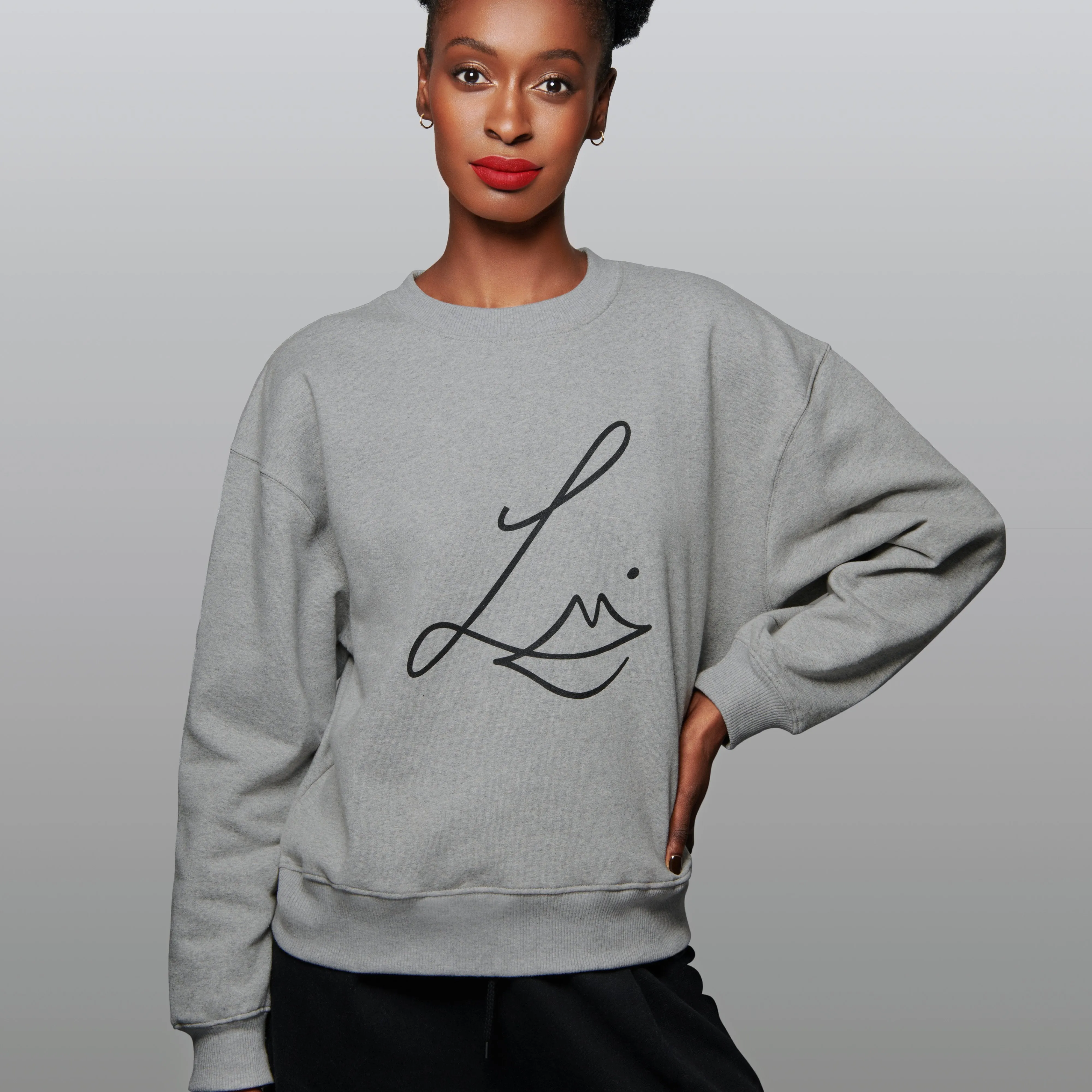 The Velvet Studio Sweatshirt (Grey)