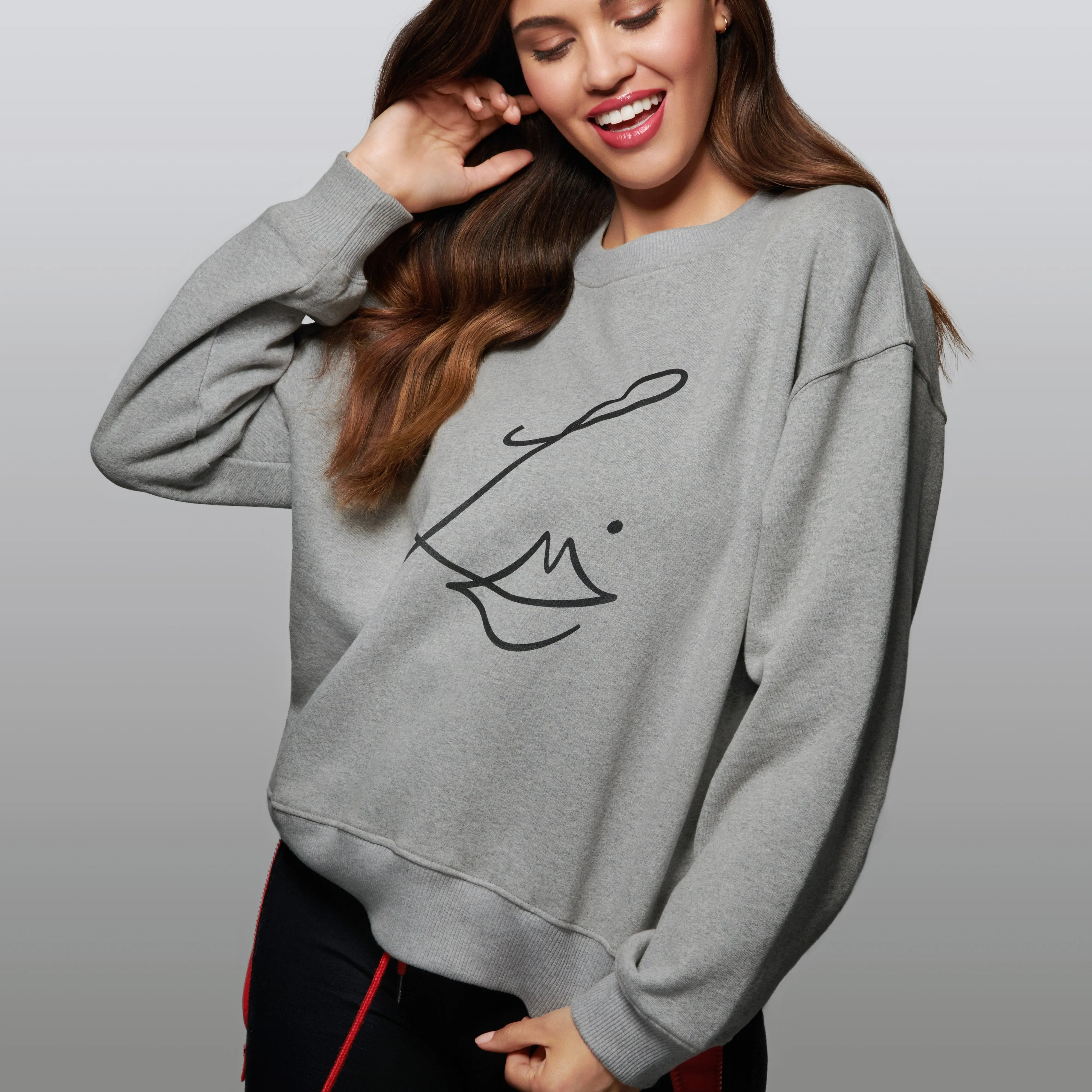 The Velvet Studio Sweatshirt (Grey)