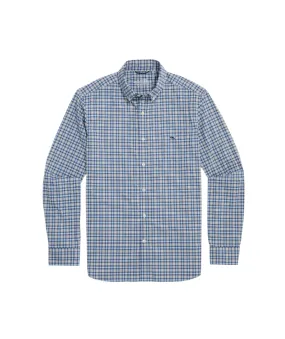 Vineyard Vines Mens On-The-Go Button Down Plaid Shirt