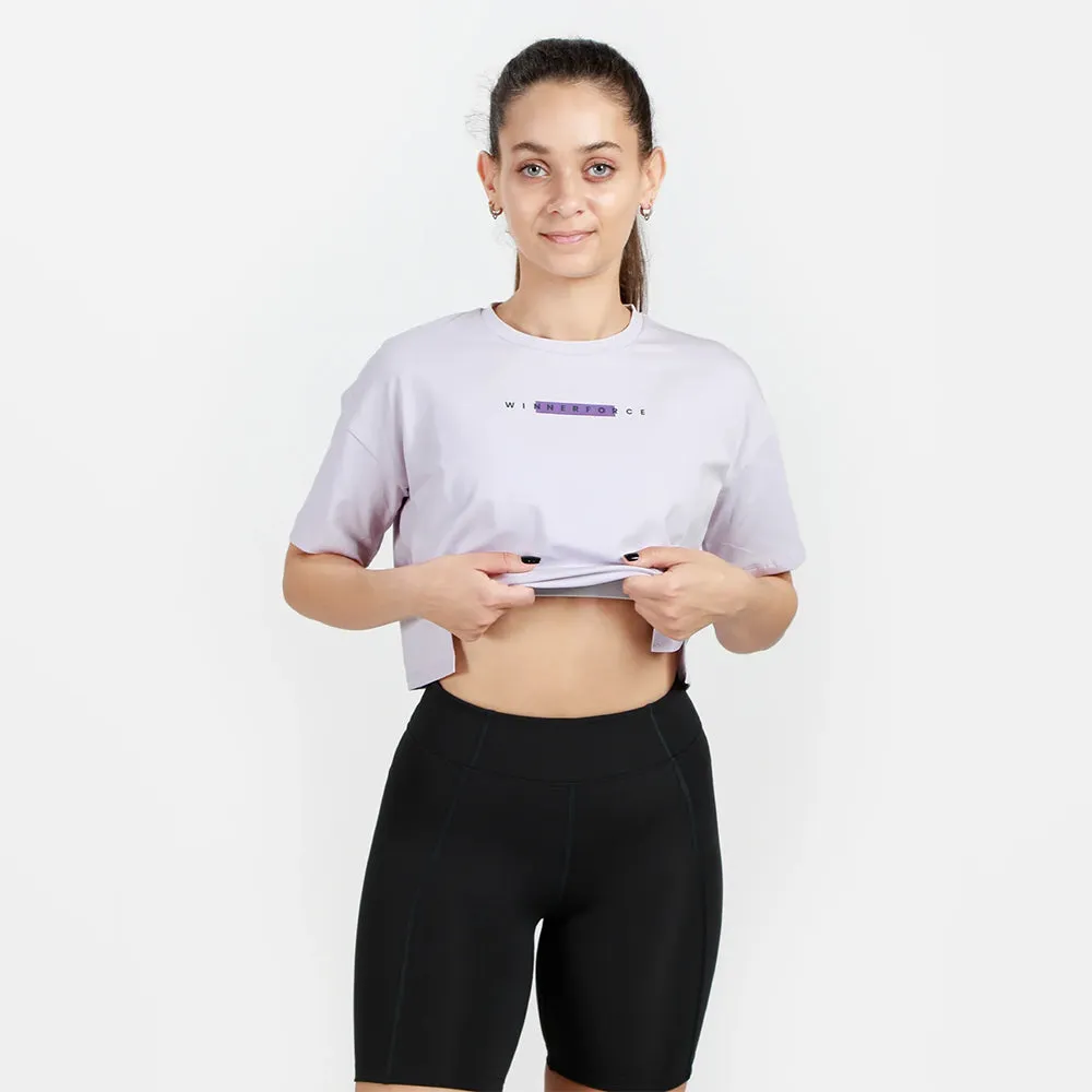 Winnerforce Women Essential Oversized Crop Top