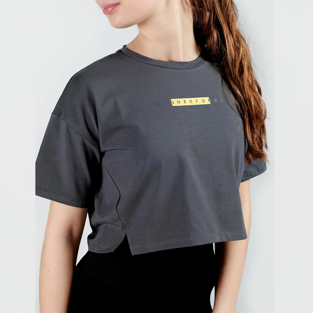 Winnerforce Women Essential Oversized Crop Top