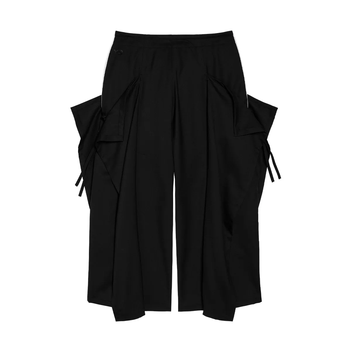 Wmns Refined Woven Wide Leg Tracksuit Bottoms 'Black'