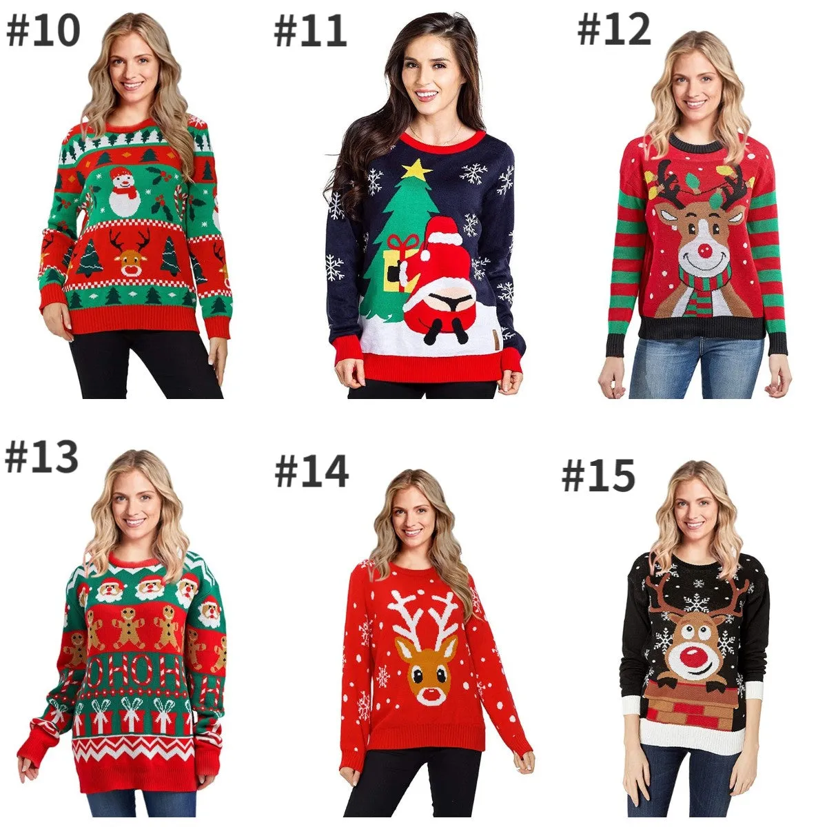 Women Ugly Christmas Sweaters