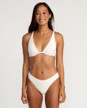 Womens Opua Lanikai Full Bikini Bottom - Coconut Milk