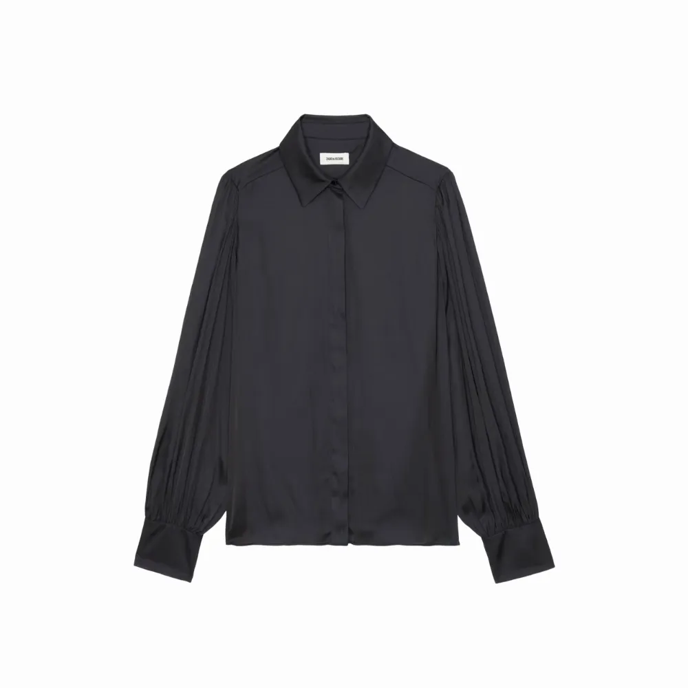 Zadig & Voltaire Trenta Satin Top - Noir