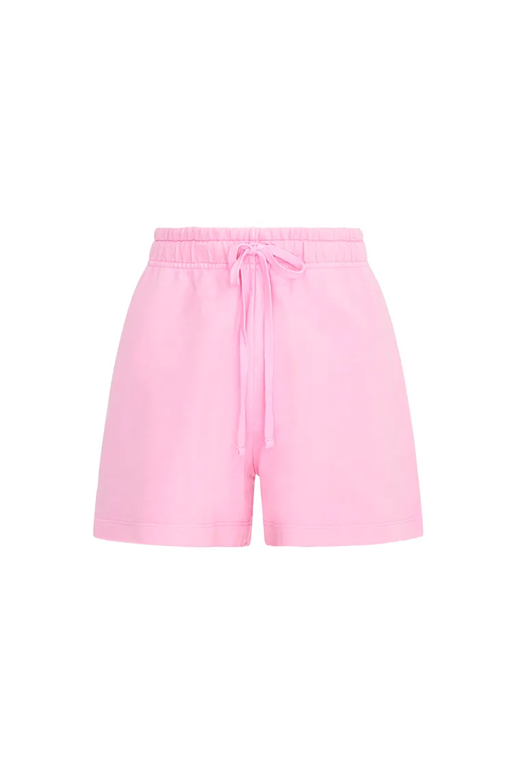 Zenaida Fleece Logo Shorts